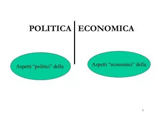 POLITICA ECONOMICA
