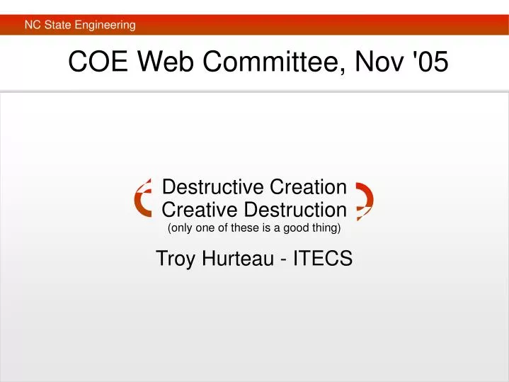 destructive creation creative destruction only one of these is a good thing troy hurteau itecs