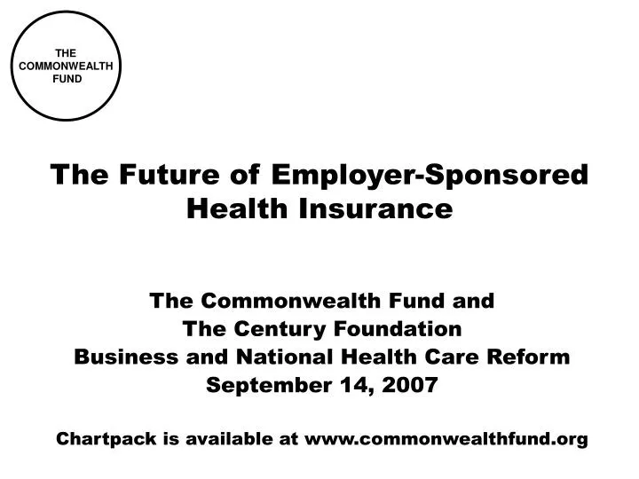 the future of employer sponsored health insurance