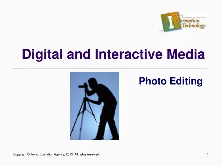 digital and interactive media
