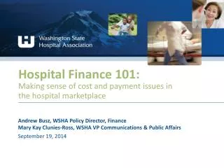 Hospital Finance 101 :