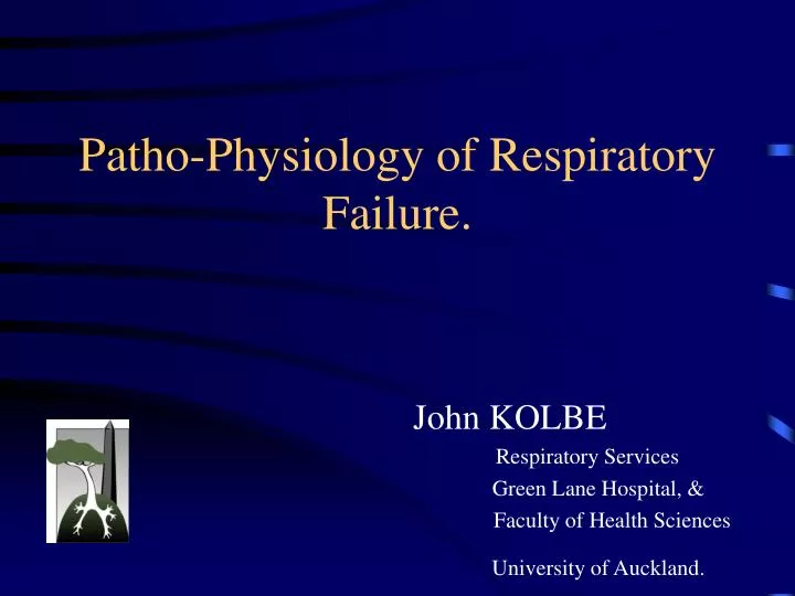 patho physiology of respiratory failure