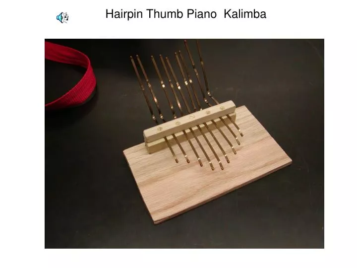 hairpin thumb piano kalimba