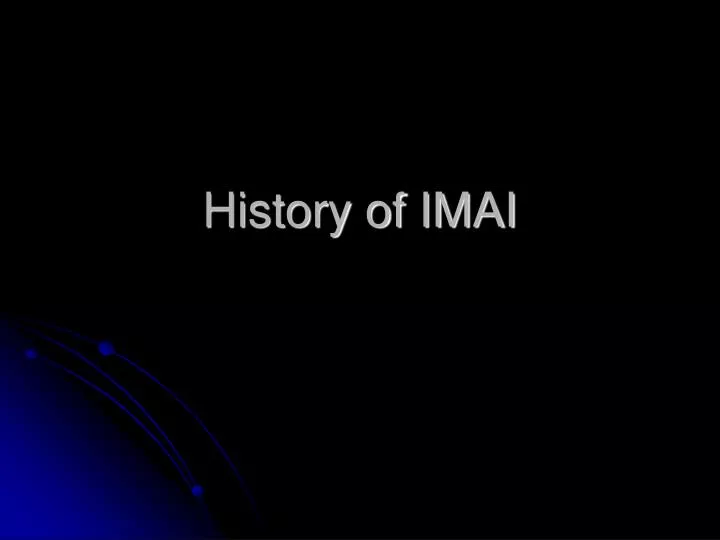 history of imai