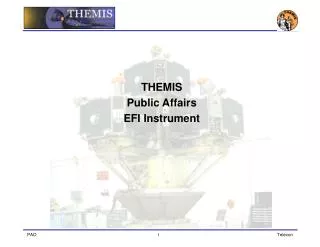 THEMIS Public Affairs EFI Instrument