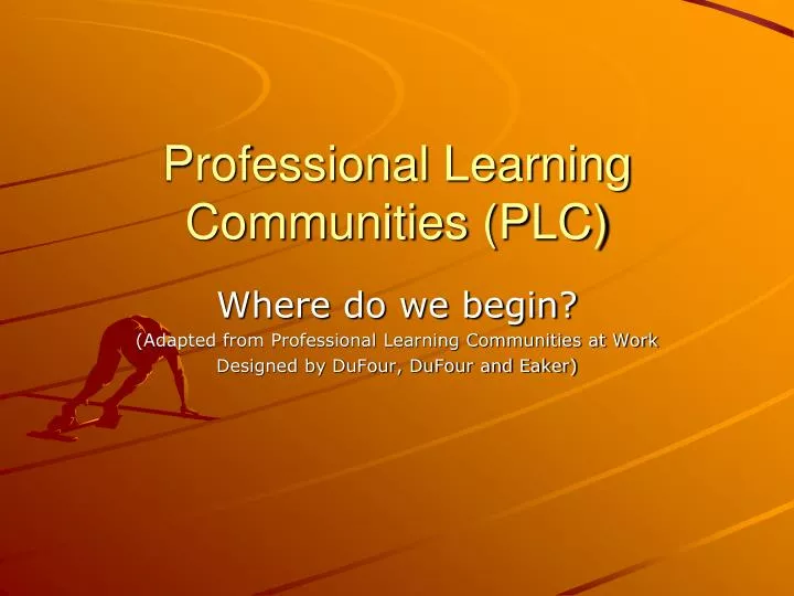 professional learning communities plc