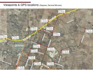 Viewpoints &amp; GPS locations (Degrees, Decimal Minutes)