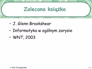 zalecana ksi ka