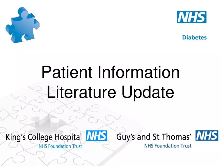 patient information literature update