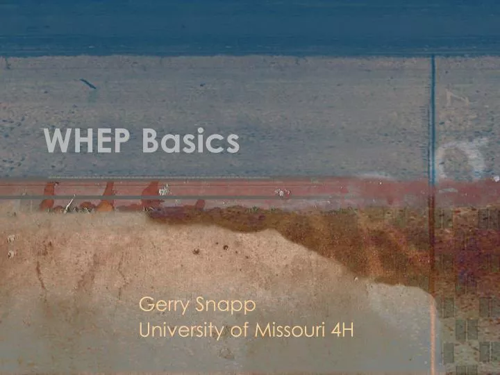 whep basics