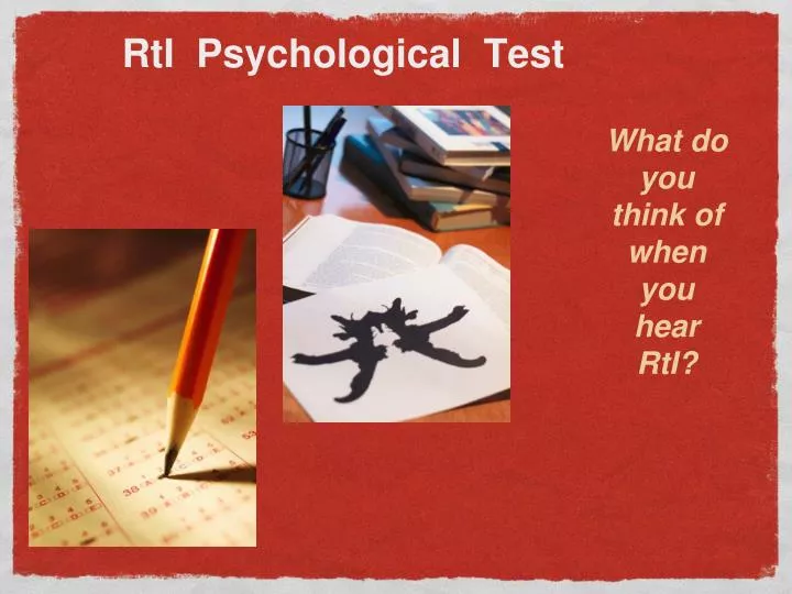 rti psychological test