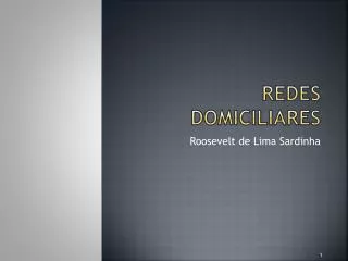 redes domiciliares