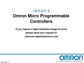 I M A G E S Omron Micro Programmable Controllers