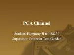 PCA Channel - slide 1