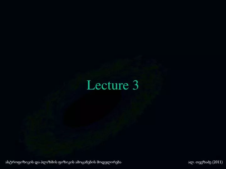 lecture 3