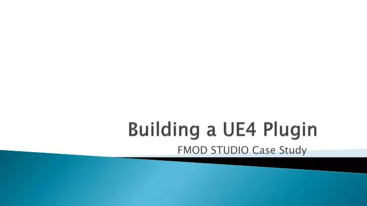 building a ue4 plugin