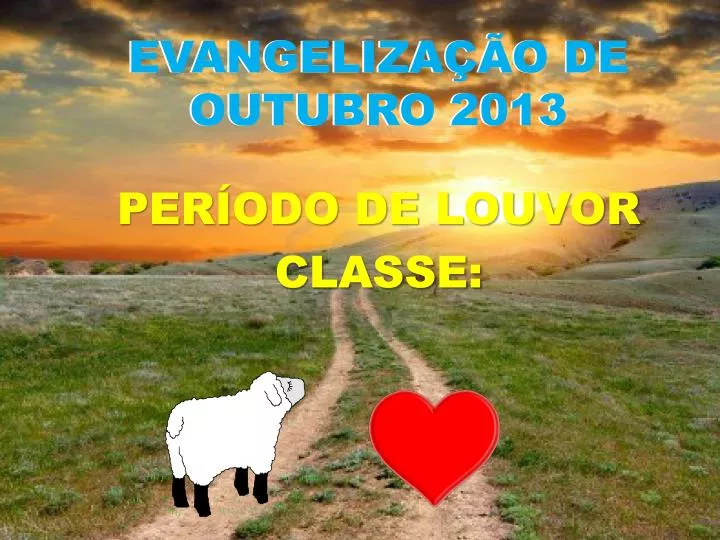 evangeliza o de outubro 2013