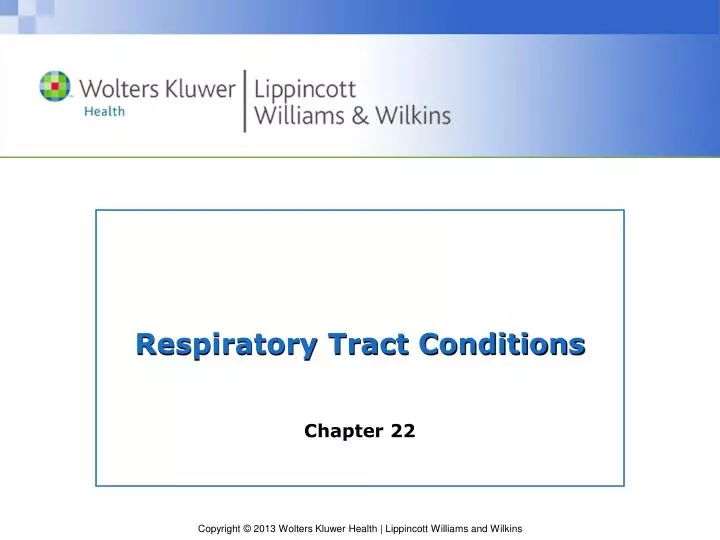 respiratory tract conditions