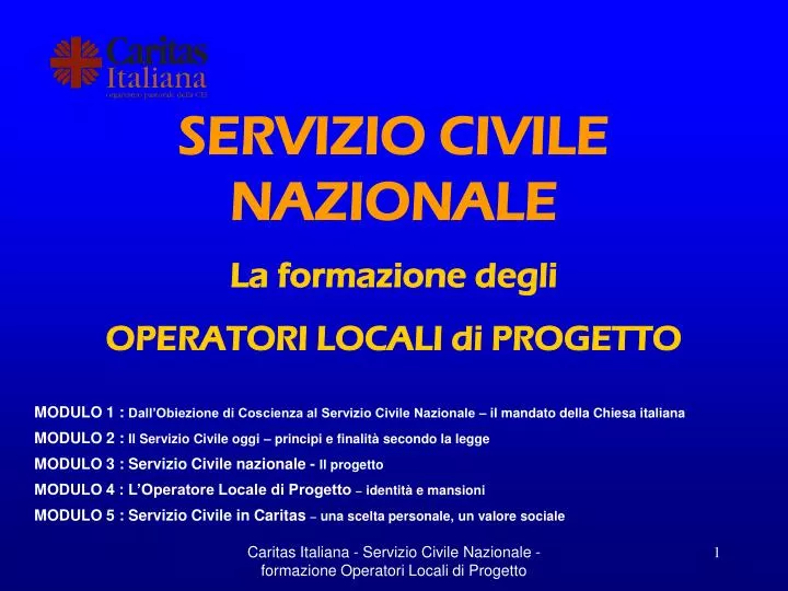 servizio civile nazionale