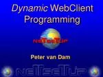 Peter van Dam - slide 1