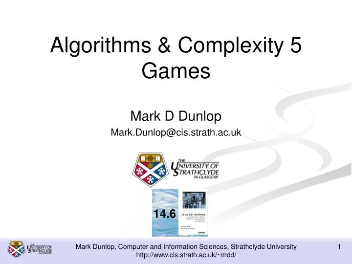 algorithms complexity 5 games