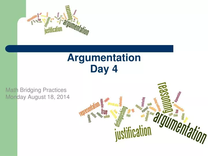 argumentation day 4