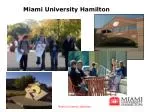 Miami University Hamilton - slide 1
