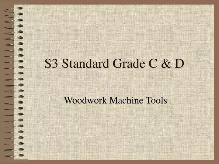 s3 standard grade c d