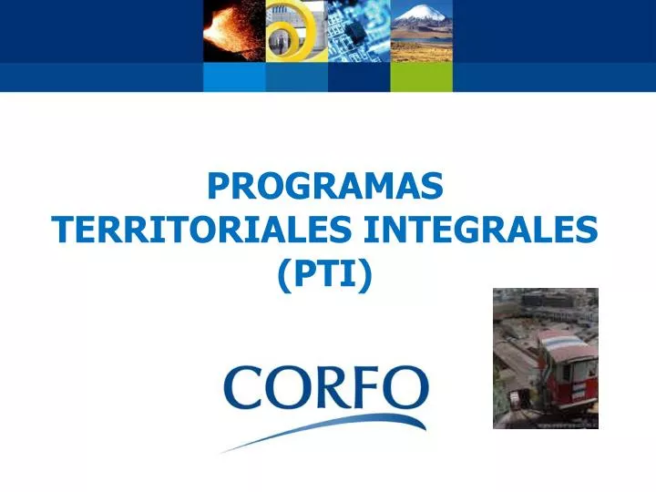 programas territoriales integrales pti