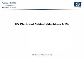UV Electrical Cabinet (Machines 1-15)