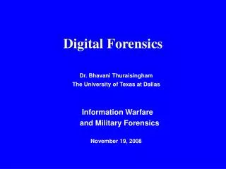 Digital Forensics