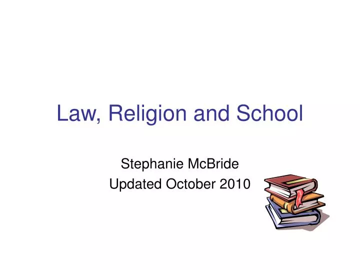 law religion and school