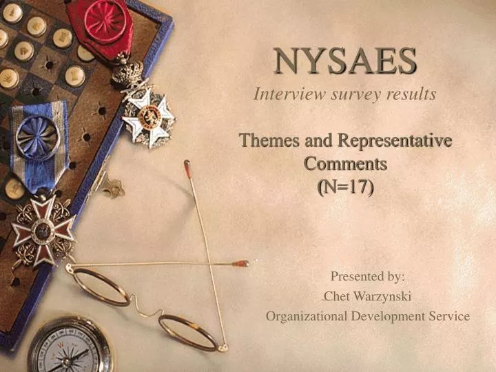 nysaes interview survey results themes and representative comments n 17
