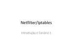 Netfilter / Iptables - slide 1