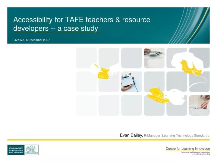 accessibility for tafe teachers resource developers a case study