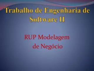 trabalho de engenharia de software ii