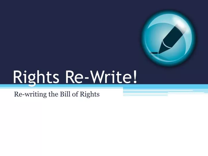 rights re write