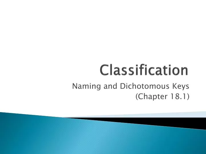 classification