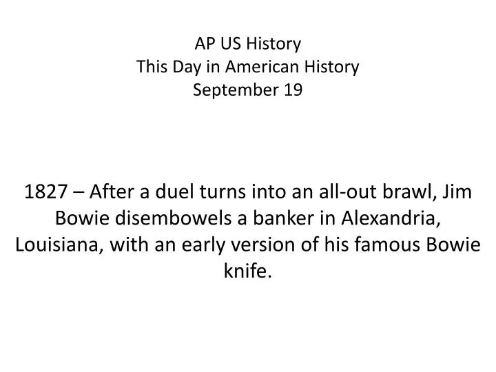 ap us history this day in american history september 19