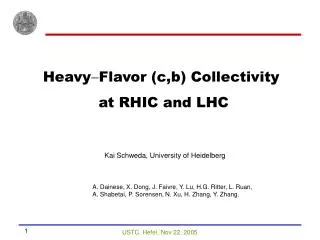 Heavy - Flavor (c,b) Collectivity at RHIC and LHC