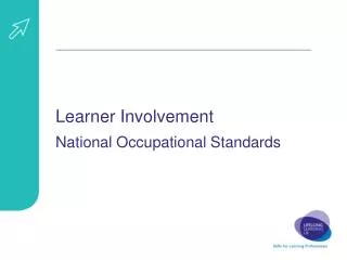 Learner Involvement National Occupational Standards