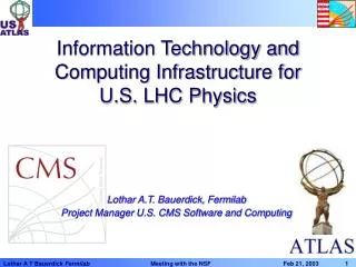 Information Technology and Computing Infrastructure for U.S. LHC Physics