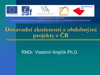 rndr vladim r kraj k ph d