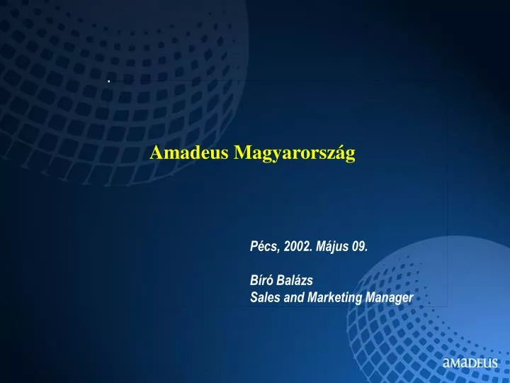 amadeus magyarorsz g