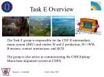Task E Overview - slide 1