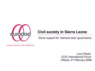 Civil society in Sierra Leone