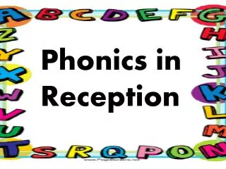 Phonics in Reception