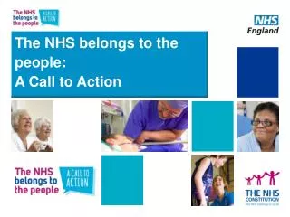 The NHS belongs to the people: A Call to Action