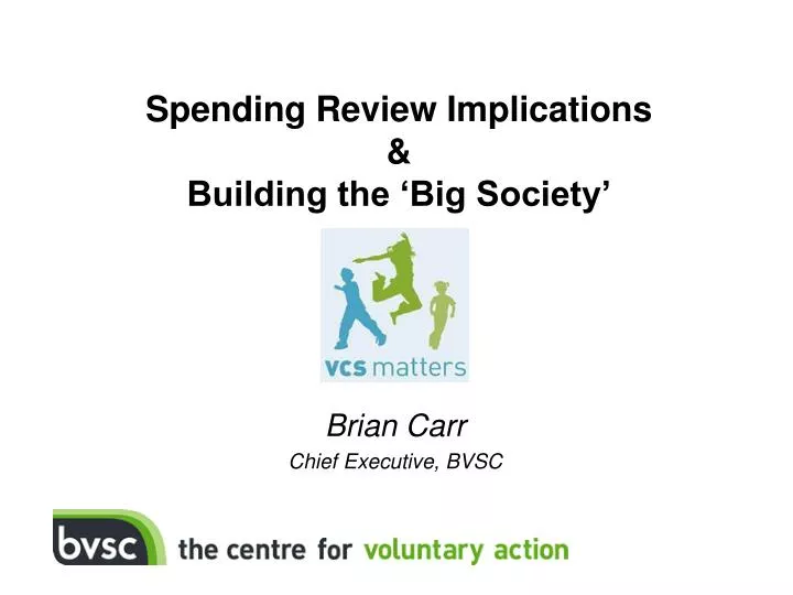 spending review implications building the big society