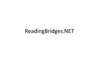 ReadingBridges.NET